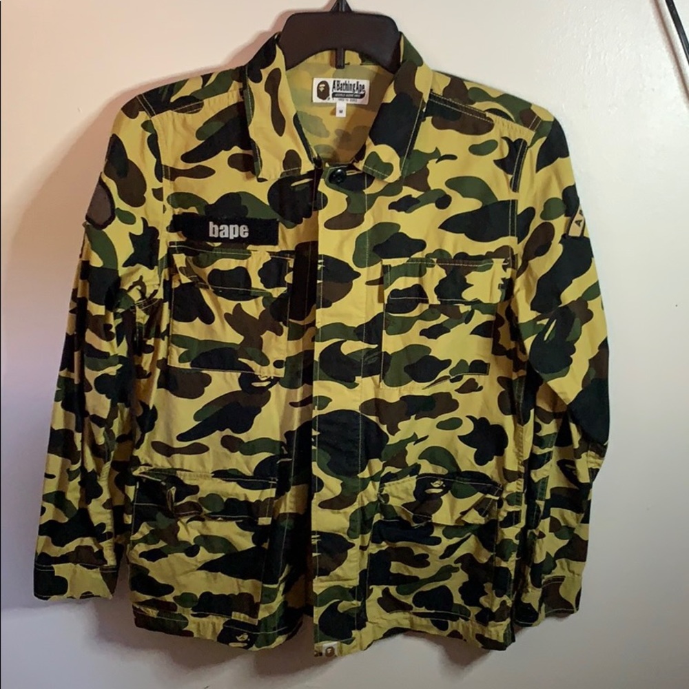 Authentic camo bape long sleeve